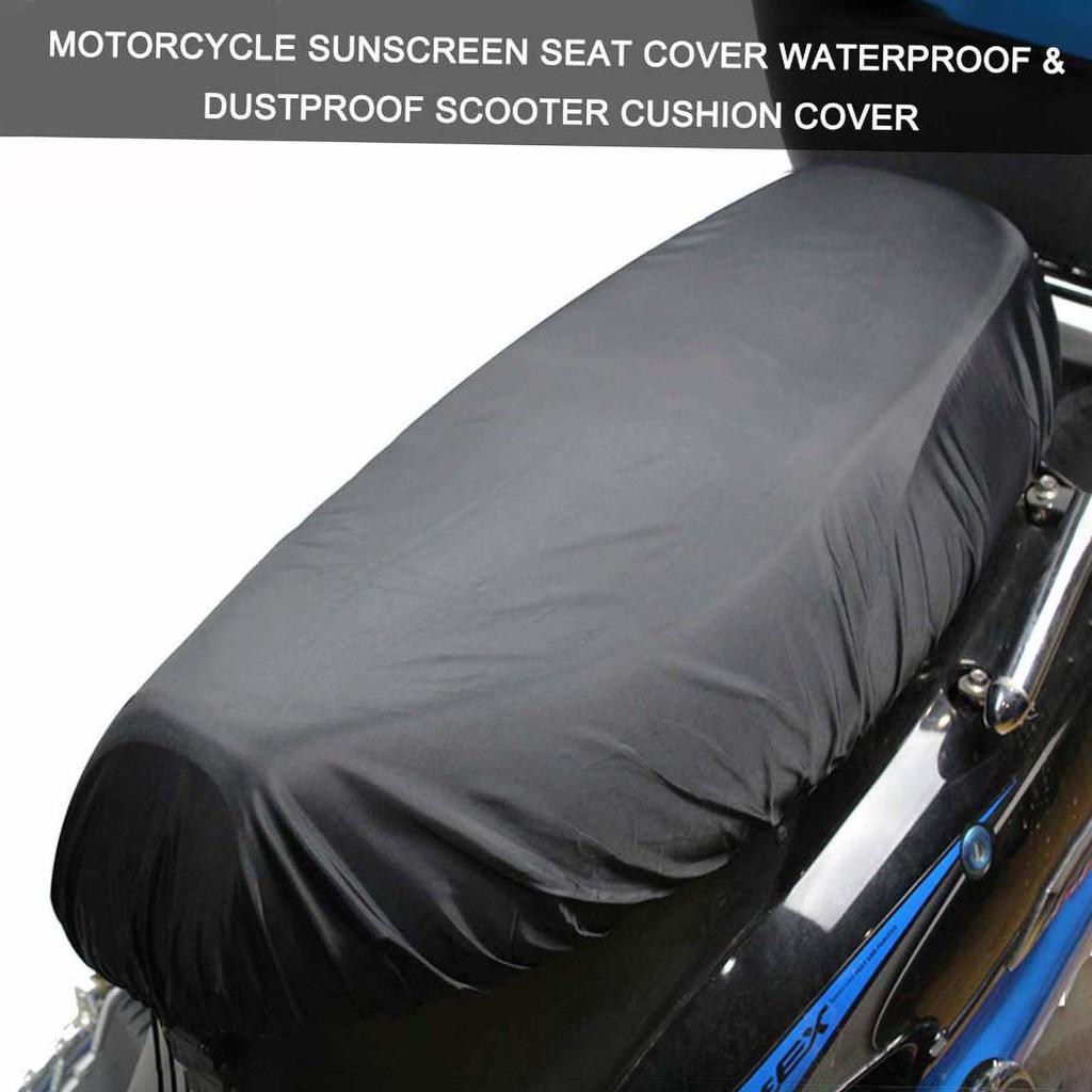 Universal Motorcycle Sunscreen Seat Cover Cap Waterproof & Dustproof Scooter Cushion Cover Seat Scooter Sun Pad