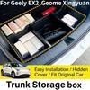 Car Trunk Storage Box Rear Tailbox Cargo Organizer Accessories For Geely EX2 Proton eMas 5 Geely Geome Xingyuan 2025 2026