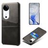 For vivo S19 5G Case Dual Card Slots PU Leather+Hard PC Phone Cover