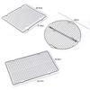 1pcs Single Layer Stainless Steel BBQ Bread Cake Cooling Rack Drip Dry Rack Cooling Grid Baking Pan Household Baking Tools
