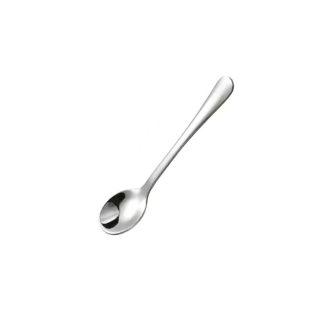 10pcs Stainless Steel Mini Coffee Spoon Rust-proof Seasoning Spoon Portable Tiny Spoon  Sugar