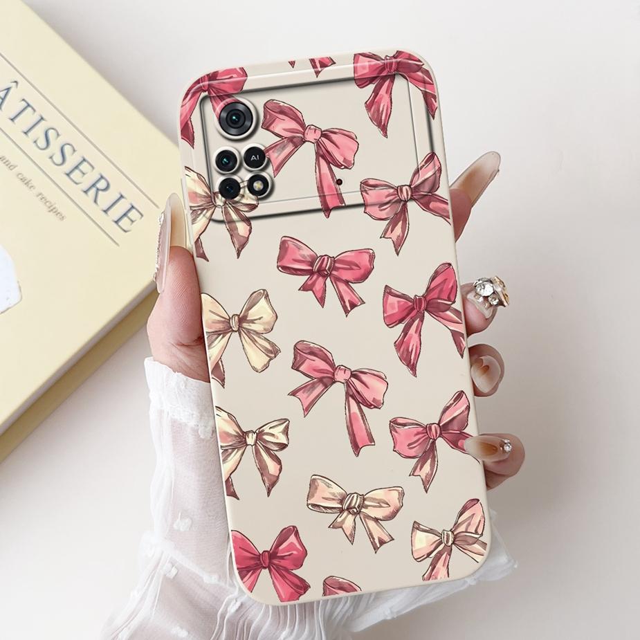 For Xiaomi Poco M4 Pro 4G Case Cute Rabbit Cartoon Cover Shockproof Phone Cases For Xiaomi Poco X4 Pro PocoM4 Pro 5G Soft Fundas