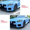 Car Front Bumper Side Spoiler Splitter Fog Lamp Side Spoiler Trim For BMW 2 Series M2 G87 +