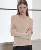 Ssikeoseun Long Sleeve Fine Knit Top_Beige