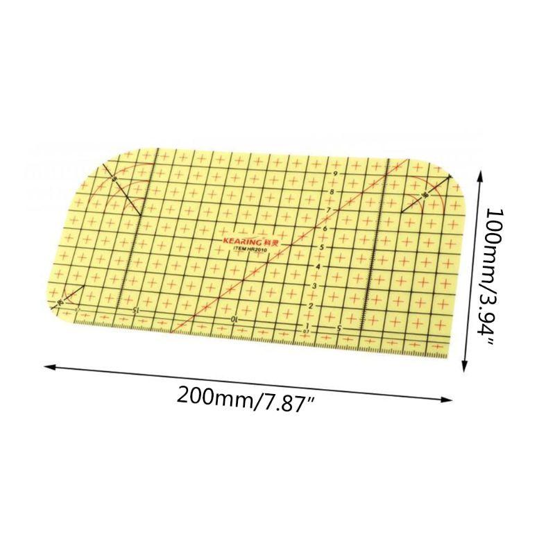 

1 шт., линейка для горячей глажки, лоскутное шитье, швейные принадлежности, измерительный инструмент 1pc
