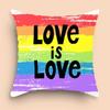 Home Decor Party Gifts Valentine's Day Rainbow Love Pillowcase Sofa Cushion Cover