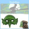 Halloween Easter Carnival Party Prop Lifelike Green Witch Mask