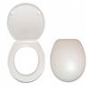 Yucca Universal Bathroom Toilet Seat, White