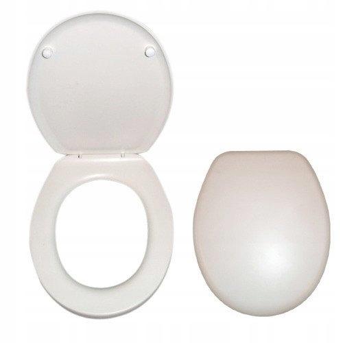 Yucca Universal Bathroom Toilet Seat, White