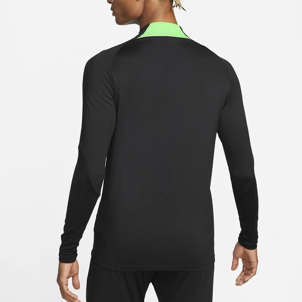 Nike Liverpool F.C. Strike Letter Print Long Sleeve Mock Neck Football Shirt Men tops Black DX3106-014