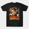 Asian Size Men Print T-shirt Kung Fu Hustle No-Cut Heat Transfer Print Cotton Tshirt