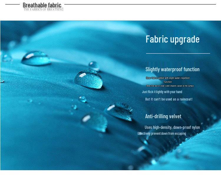 Dámská středně dlouhá lehká péřová bunda na podzim/zimu 2025 s odnímatelnou kapucí - Kabát plus size pro teplo