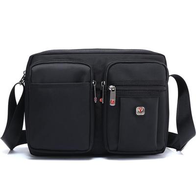 Wasserdichte Oxford Crossbody-Schultertasche für Herren - Multifunktionaler Lässiger Sportrucksack