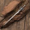 Viking Gothic Skull Ram Head Sword Hair Stick - Norwegian Style Party Accessory