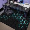 3D Visual Carpet Abstract Geometric Grid Living Room Decoration Carpet