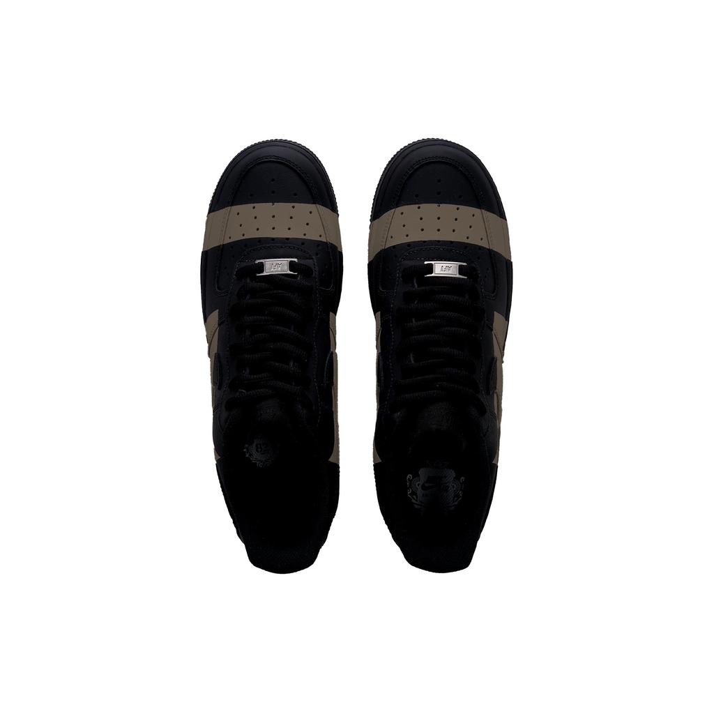 Nike Air Force 1 Brown Pixel Abrasion Resistant Low top Skateboard Shoes Unisex Black Brown CW2288-001(Team734-)
