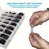 1200pcs Rubber O-Rings 24Size NBR Washer Gasket Sealing Assortment Kit For Plumbing Faucet Automotive Air Or Gas Connections