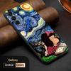 Cute Mafalda Girl Fashion Pattern Phone Case For Samsung Galaxy S25 S24 S23 S22 S21 S20 Plus Ultra Note20 Soft Black