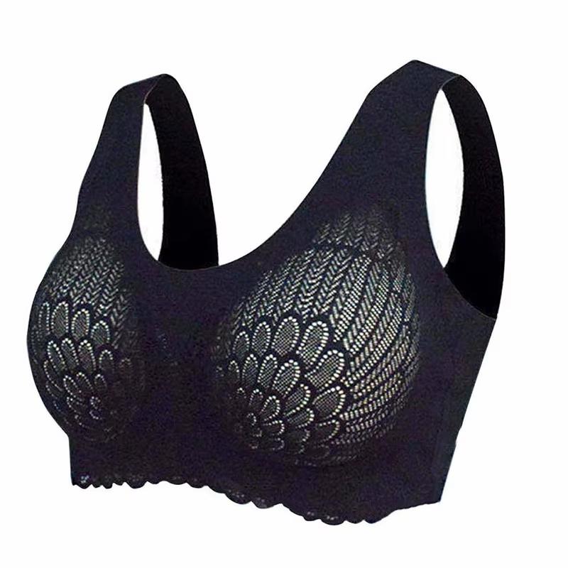 Sexy Push Up Bras Latex Women's Underwear Wire Free Female Gather Bralette Seamless Iingerie Ladies Comfort Brassiere