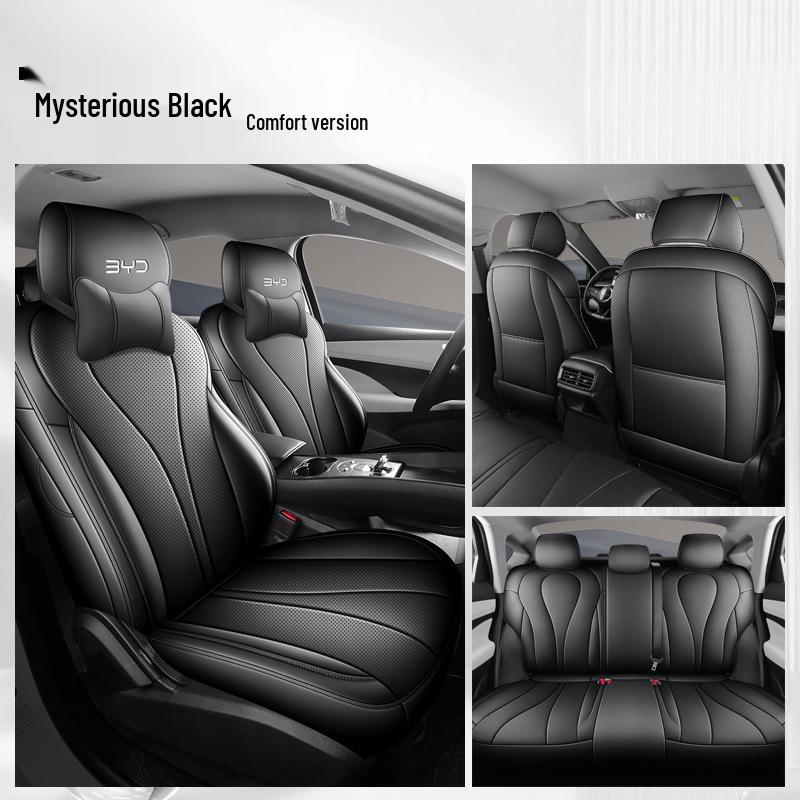 Pernițe pentru scaune auto din piele integrală, pentru toate anotimpurile, pentru BYD Seal 05DM-i - Potrivire universală pentru cinci locuri