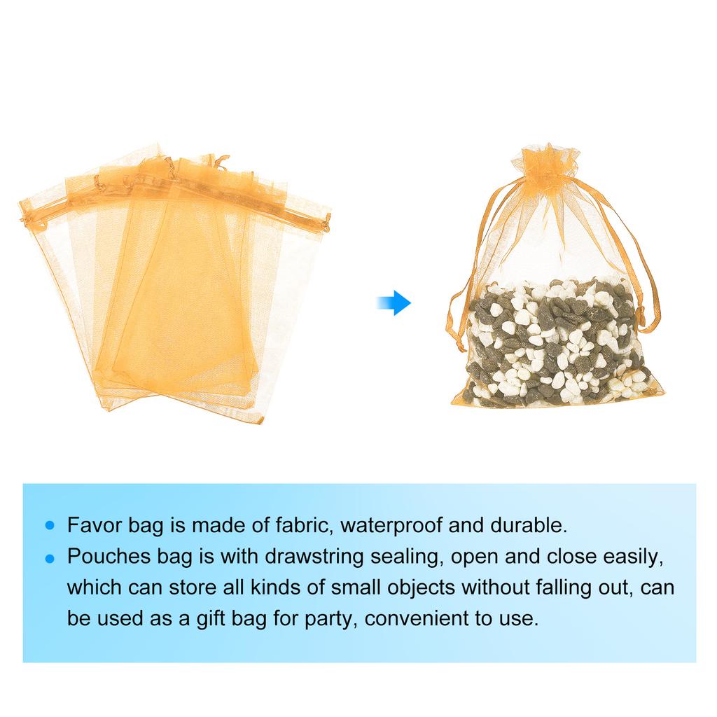 100/50pcs 11x16cm Organza Bags Jewelry Packaging Wedding Party Gift Bags Drawstring Candy Pouches Christmas Small Bag Storage