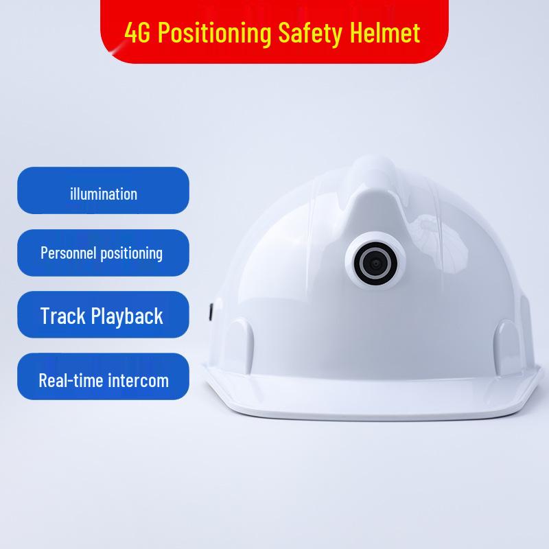 4G Smart Safety Helmet with Video, GPS, Intercom, and Remote Viewing