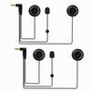 EJEAS 3.5mm Jack HiFi CVC Noise Reduction Microphone Headset for V6 Series Q2 Q7 V4 Plus Motorcycle Helmet Earphones