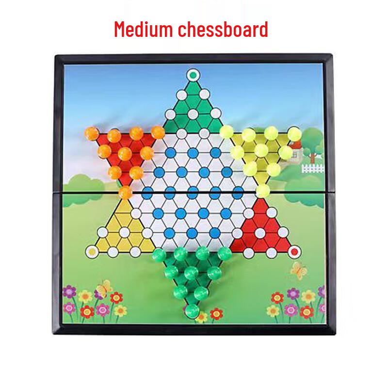 Brangdy Magnetic Foldable Checkers Board Game