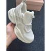 Damenschuhe Höhenerhöhend Neue Plateau Weiße Schuhe Frühling und Sommer Mesh Atmungsaktiv Lässig Kleiner Sneaker