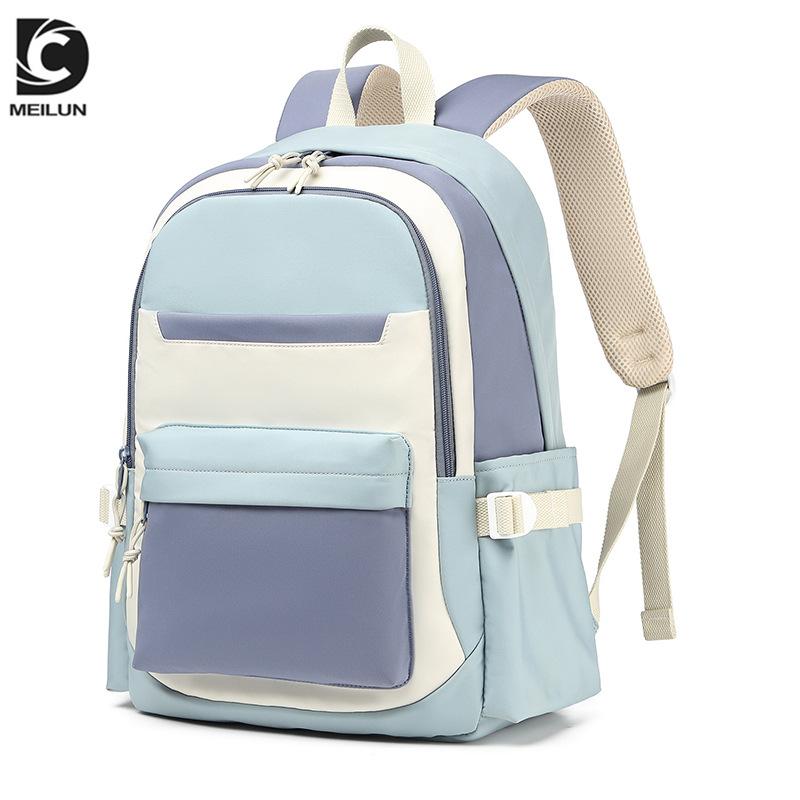 New primary school schoolbag burden reduction backpack large capacity casual backpack fashion tutoring bag