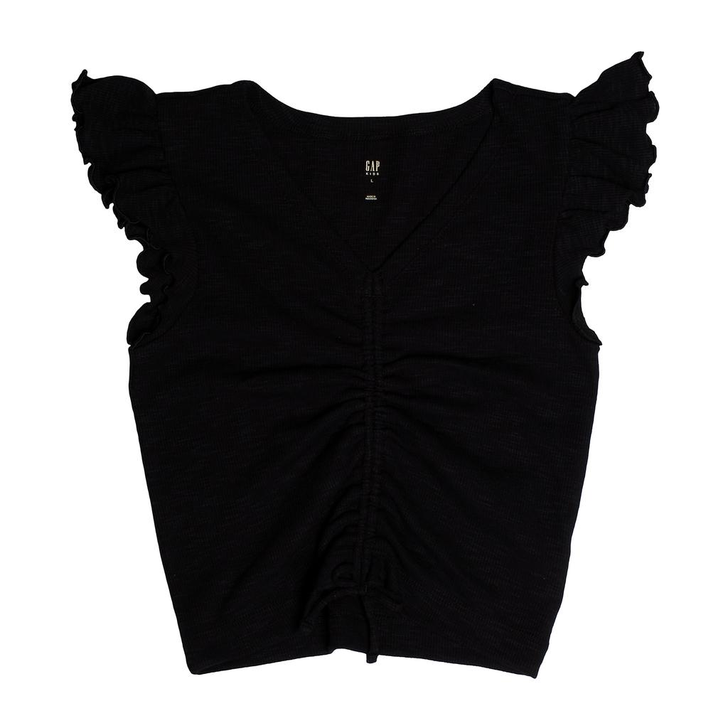 Girl's Short Sleeve T-Shirt with Ruffles 665918