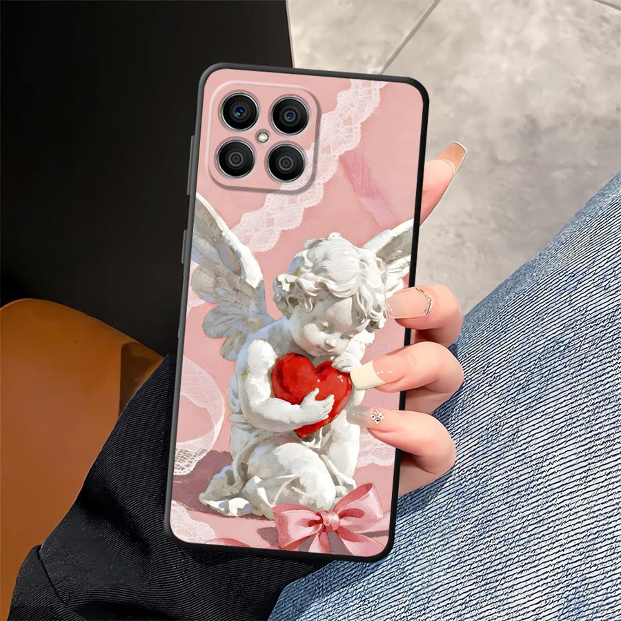 Case for Honor X6 90 Magic5Lite X5b X9a 200 400 Lite X7 X8 8X 70 Funda Phone Cover Cute Angel