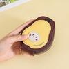 Cartoon Pear Shape ID Card Holder Large Capacity Multi-slot Card Case Travel Essentials