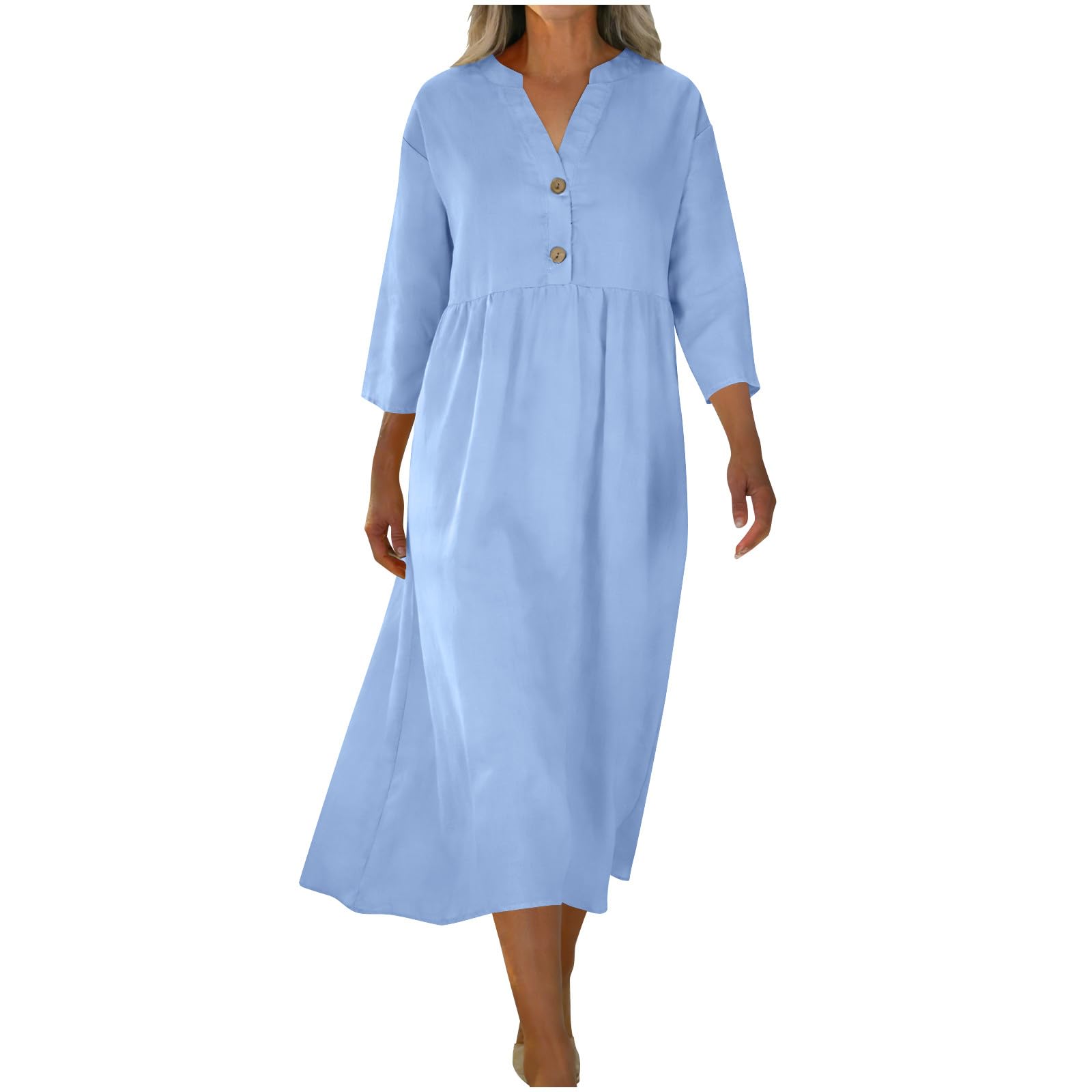 

Жіноча Модна Вільна Повсякденна Сукня -Колір XL синій