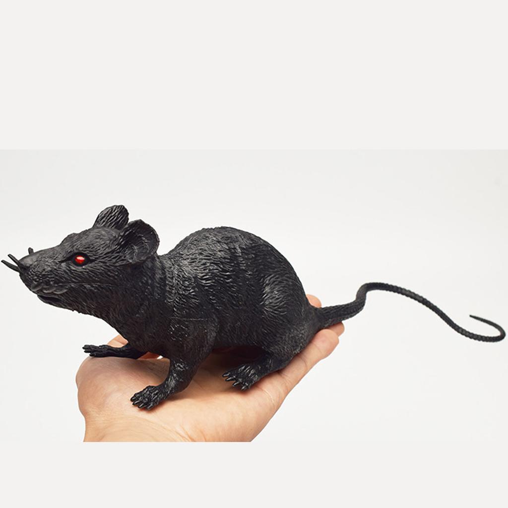 Small Simulated Mouse Model Realistic Look Feel Plastic Terror Mouse Figurines Small Fake Mouse for Halloween