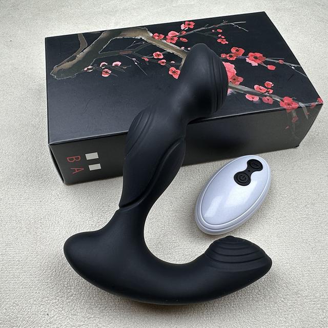Male Prostate Massage Vibrator remote control dual motor Anal Plug Silicone  Male Masturbator Adult Sex Toys for Men