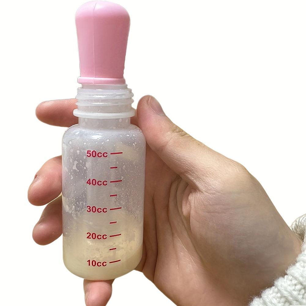 50ml Newborn Pet Feeding Set: Assorted Soft Nipples + Dropper + Storage Case