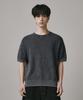 Beodeonteu Pigment Washed Round Neck Knit [Charcoal]