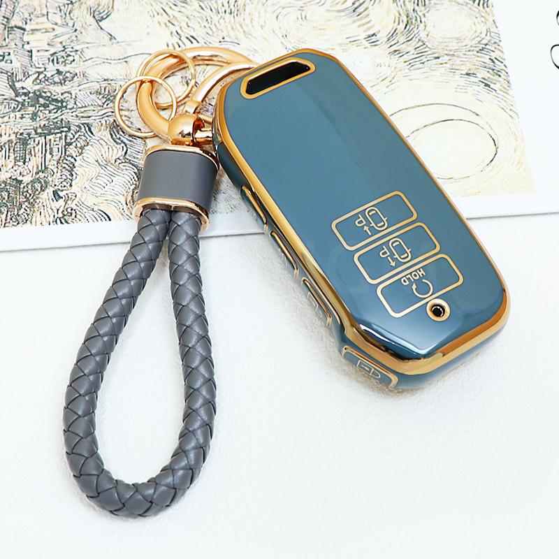 7 Buttons Shell Fob For Kia 2022 Sportage Niro Hybrid Sorento MQ4 2021 2022 2023 EV6 GT-Line K8 V6 Holder TPU Car Key Case Cover