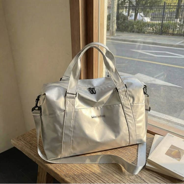 Large Capacity Nylon Tote Bag Women's Short-distance Travel Bag
