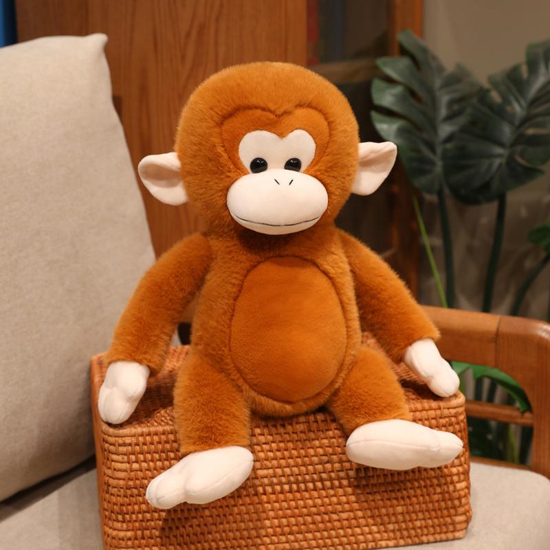 Berühmtes Baby Panchi Plüschtier Niedlicher Daumenaffe und Roter Orang-Utan Mama Weiche Puppe Stofftier Plüschtiere Schönes Geschenk