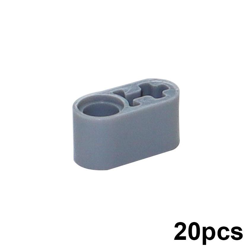

20PCS Technical Liftarm Thick 1x2 Axle Hole Assembles Particles DIY Learning Educational Block Bricks High-Tech MOC Parts 60483 Brick Playset