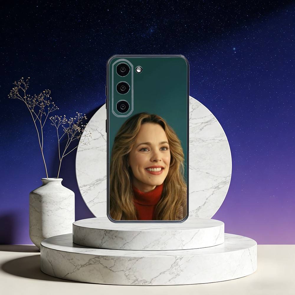 

Rachel McAdams Phone Case For Samsung Galaxy A73,A72,A71,A70,A53,A52,A51,Others Soft Black Cover Samsung a71 4g