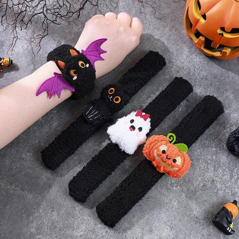 2026 Halloween Pumpkin & Ghost Slap Bracelet - Festive Decoration & Small Gift