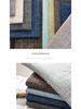 Retro Solid Color Cotton Linen Fabric for Sofa, Tablecloth, and DIY Pillowcase