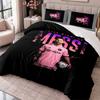 Messi 3Pcs Bedding Set Duvet Cover With Two Pillowcases For Bedroom Home Decoration