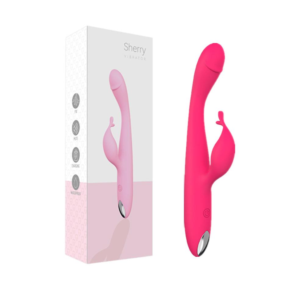 Shirley Charging Double G-Spot Vibrator Series Female Masturbation Massage Vibrating Spear Adult Supplies
