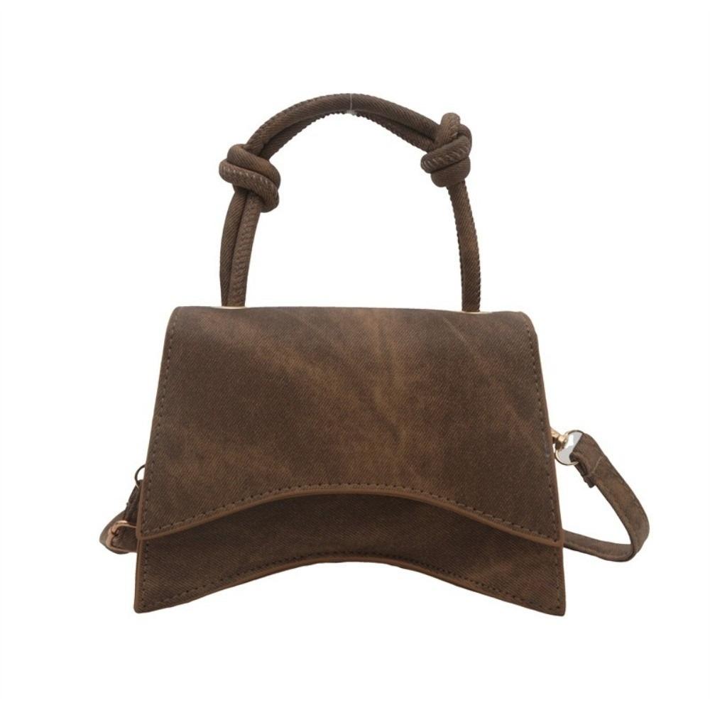 

Single Shoulder Smudging Square Bag Purse Square Simple Crossbody Bag Solid Color Large Capacity PU Leather Handbag Streetwear хаки