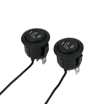 2pcs 12V Universal Car Seat Heater Motorcycle Truck Car SUV Switch 3 Pin Round Heated Rocker High Low on/Off Control Interior