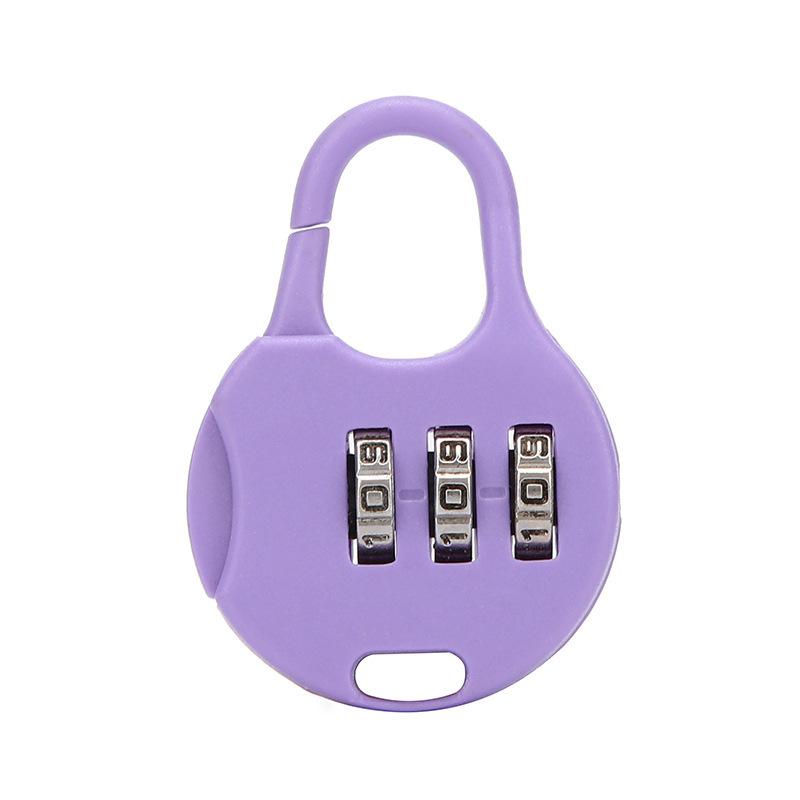 Bag Password Lock 3 Dia L Metal Resettable Combination Padlock Suitcase Password Digit Lock F5 Color Code Lock